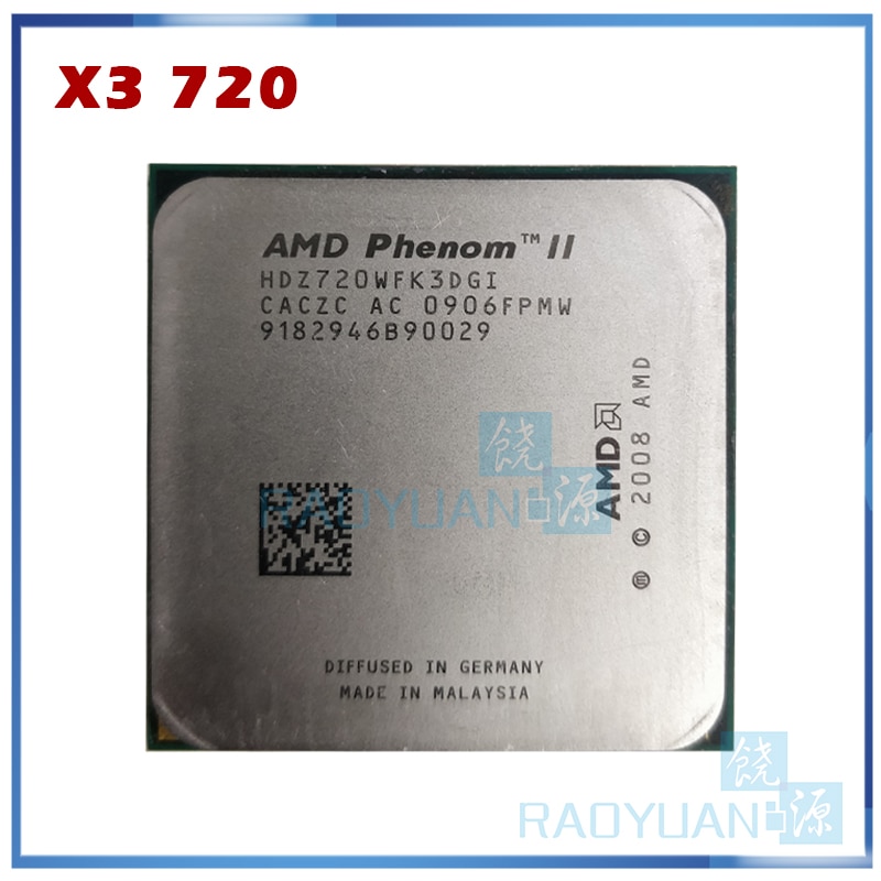 AMD Phenom X3 720 2.8GHz Ʈ ھ CPU μ, X..